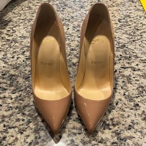 Christian Louboutin 4” Heel Glossy Heels